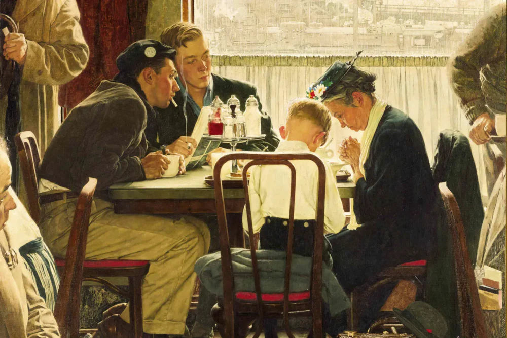 Norman Rockwell's Saying Grace: An Iconic American Painting