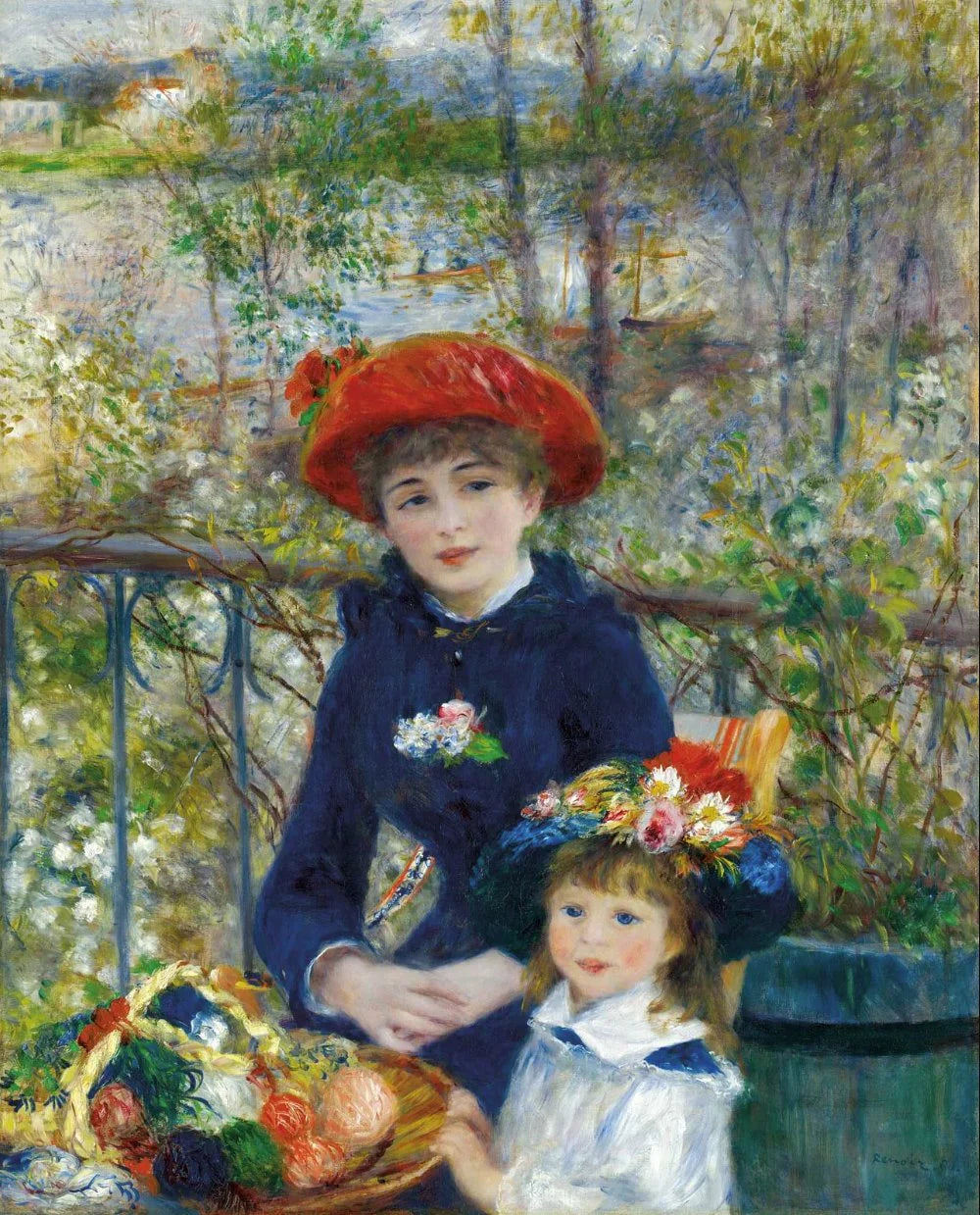 Pierre Auguste Renoir's Two Sisters: A Glimpse into 19th Century Elegance