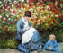 Camille Monet and Child Claude Monet