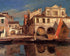 Canal Scene in Chioggia by Gustav Bauernfeind