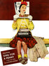 Cover Girl. The Saturday Evening Post cover by Norman Rockwell © SEPS Licensed by Curtis Licensing