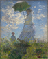 Woman with a Parasol Painting of Camille and Jean Monet   Claude Monet